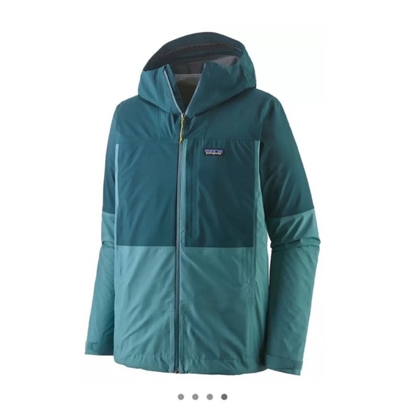 Patagonia Men's XXL Boulder Fork Rain Jacket Wetland Blue Teal NWT Waterproof - Picture 6 of 9